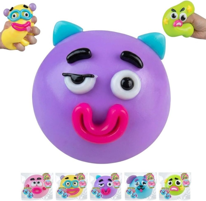 DIY Smushers Squishy Dog Face  - Interactive Squeaky Plush Dog Toy 评论和价格