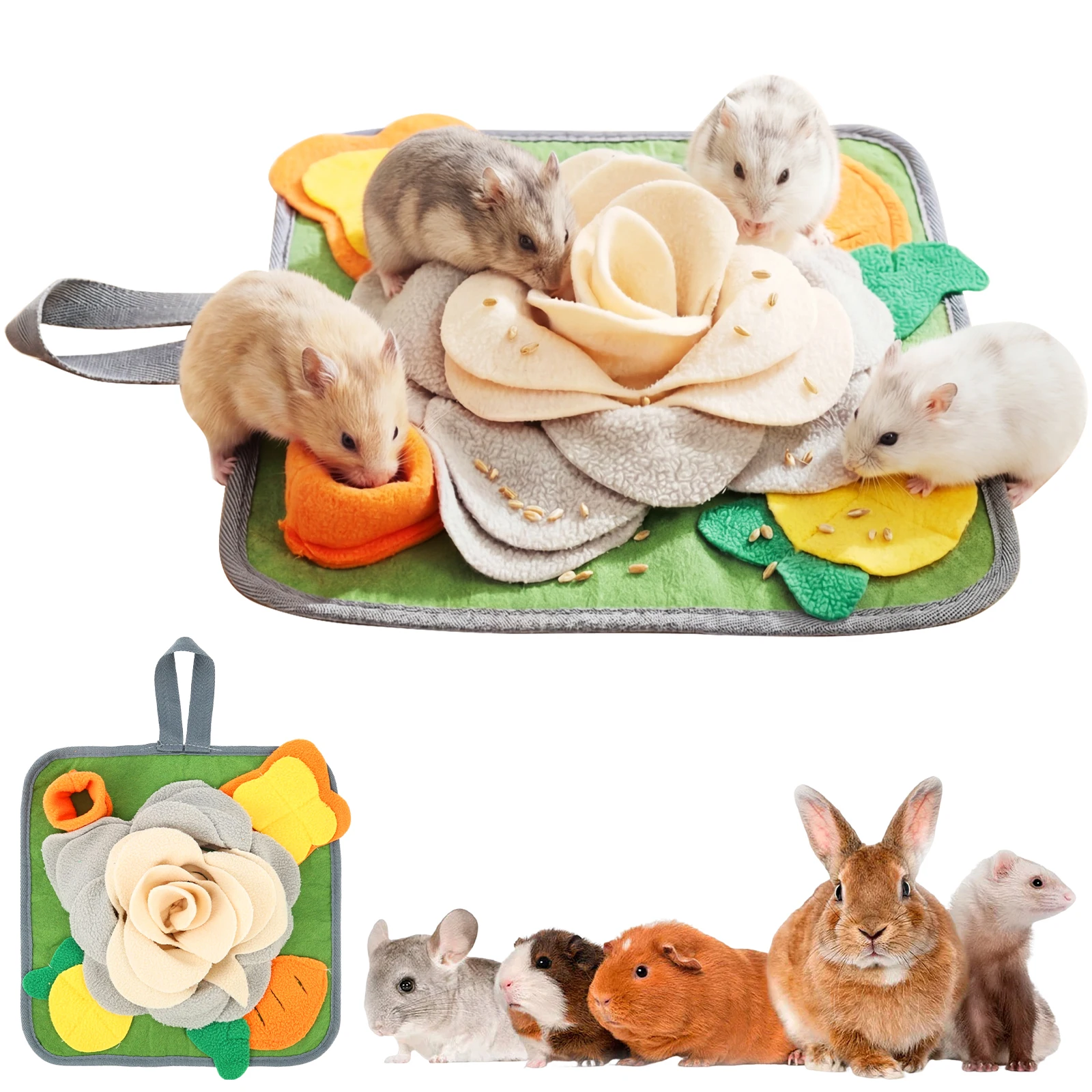 Small Pet Snuffle Mat Rabbit F - Snuffle Mat For Dogs 评论和价格