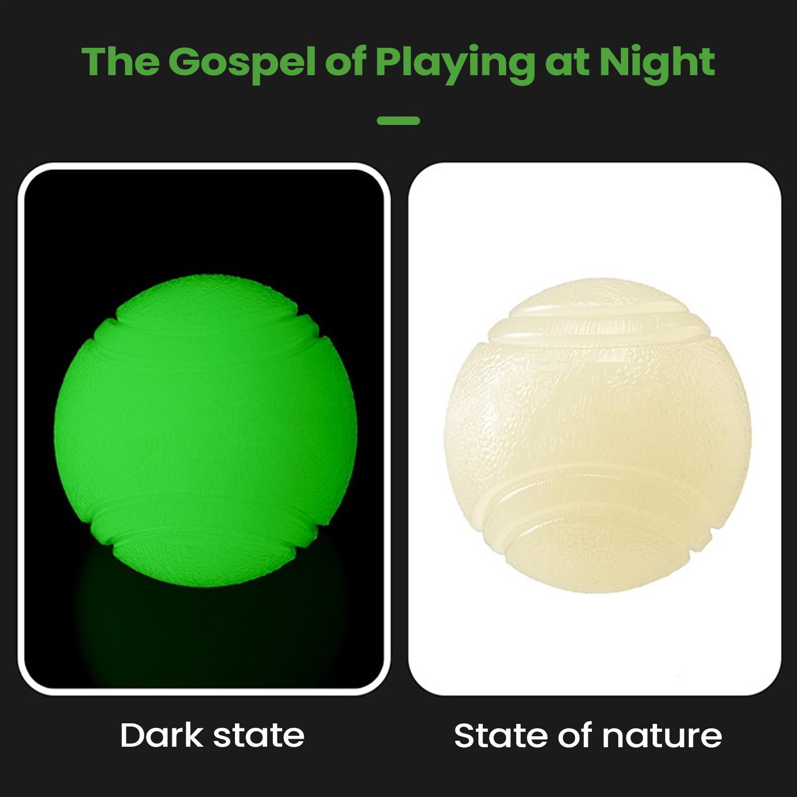 Dog Toy Balls Glow-in-the-Dark - Dog Rope Toy Aggressive Chewers 评论和价格