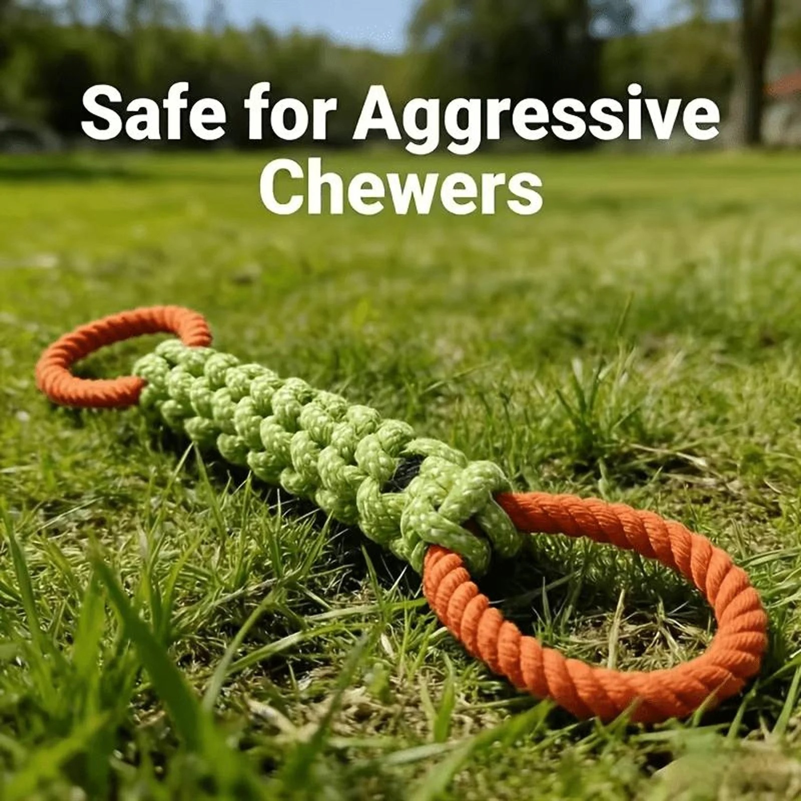 Durable Dog Rope Knot Toy, Dog - Indestructible Dog Chew Toy 评论和价格