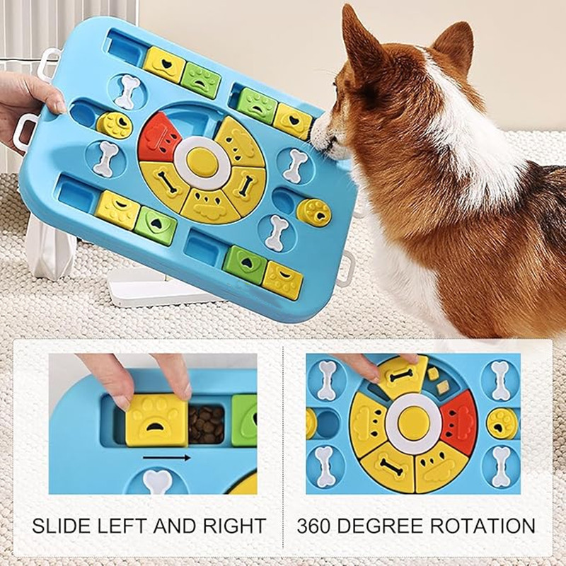 Interactive Dog Puzzle Toy for - Dog Puzzle Feeder Toy 评论和价格