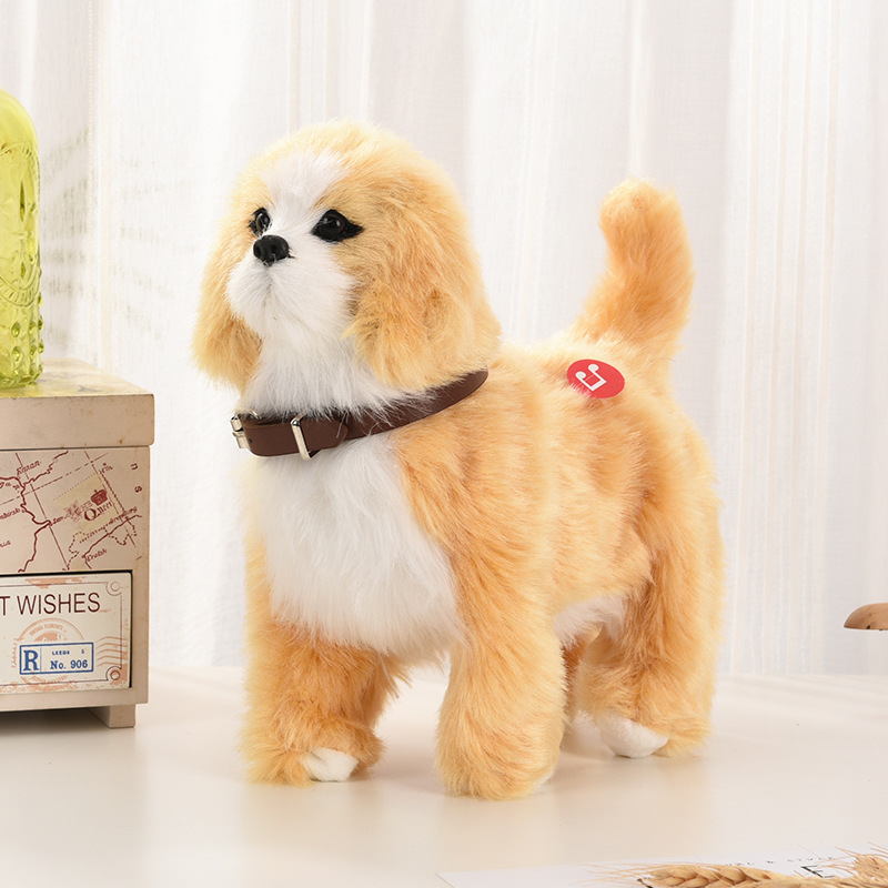 Electronic Plush Dog Toys Inte - Interactive Squeaky Plush Dog Toy 评论和价格