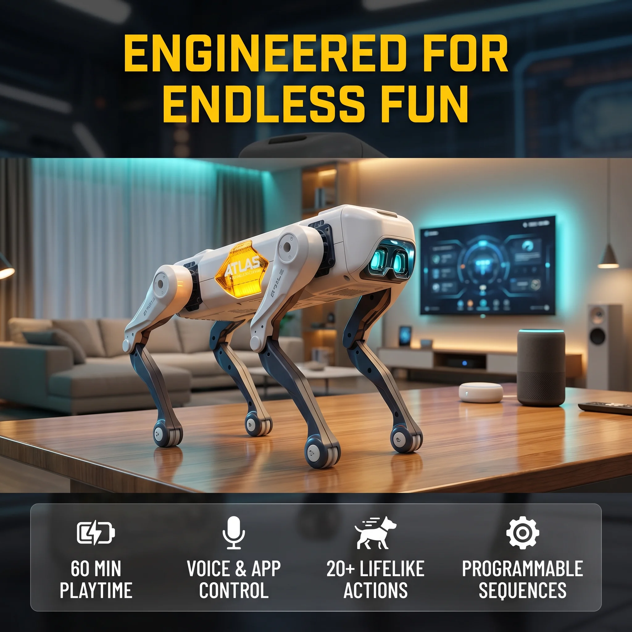 AI Smart Robot Dog, Voice & AP - Dog Toys 评论和价格