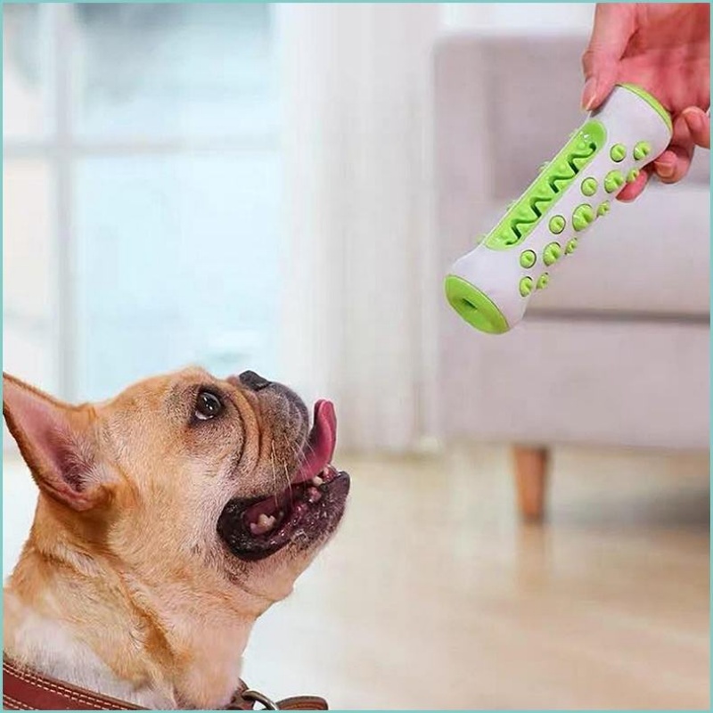 TPR Dog Molar Stick Chew Toy D - Teeth Cleaning Dog Chew Bone 评论和价格