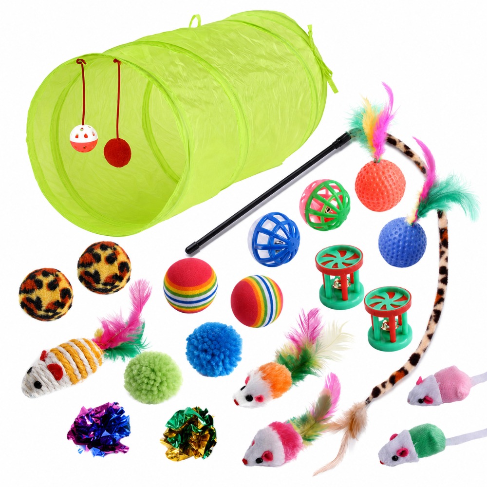 Kitten Play Toy Assortment Fea - Catnip Interactive Plush Mouse 评论和价格