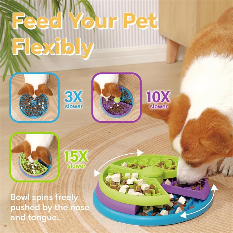 Dog Puzzle Slow Feeder Interac - Dog Puzzle Feeder Toy 评论和价格